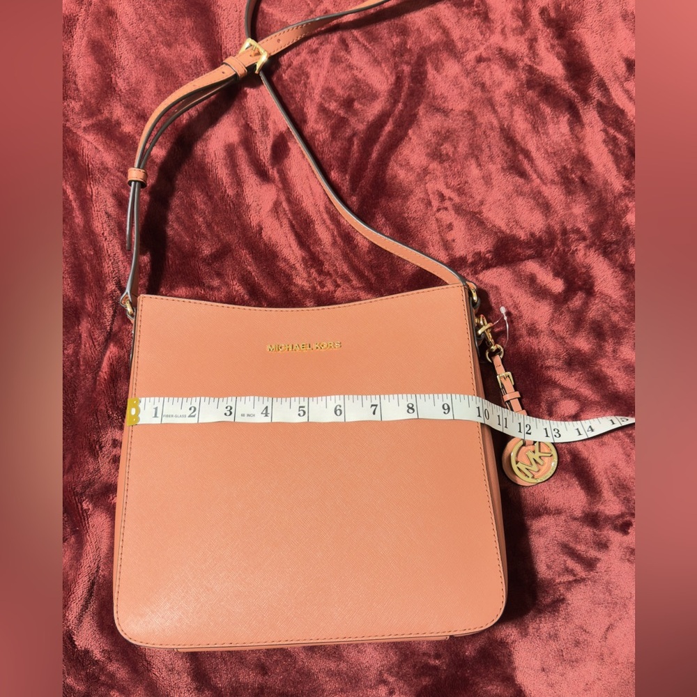 NWT! Michael Kors Jet Set Travel Large Messenger Leather Crossbody Bag - Picture 12 of 13